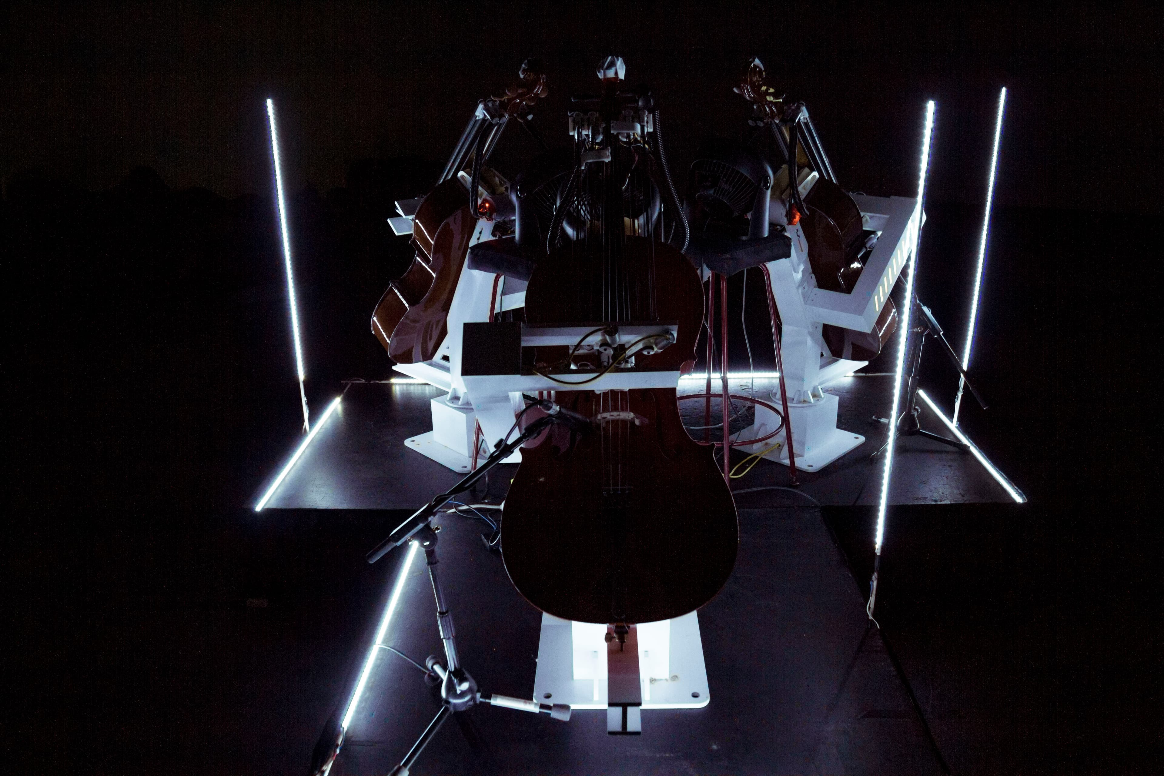 Robot Cellos Performance Society of Arts and Technology